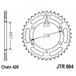 Rear Sprocket Jt 804 z45 Corone JT