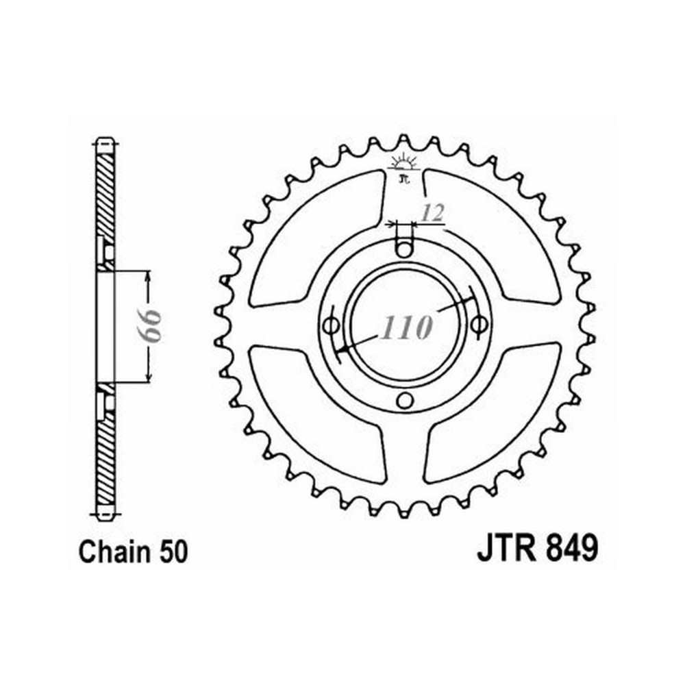 Couronne Jt 849 z38 Couronnes JT