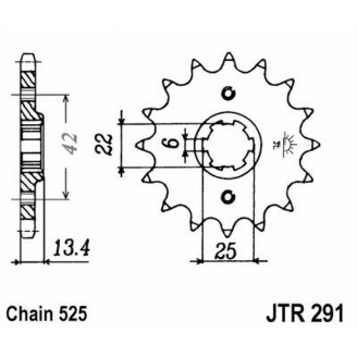 Front Sprocket Jt 291 z16