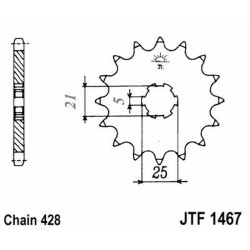 Pignone Jt 1467 z13 Pignoni JT