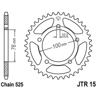 Corona Jt 15 z46 per BENELLI Leoncino 800 22- e altri modelli