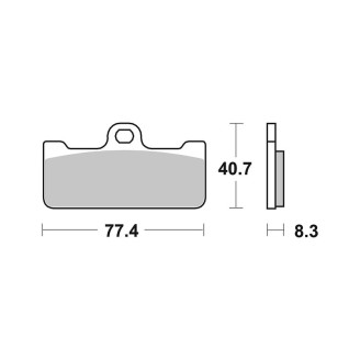 Pastiglie Brembo RC07BB10RC