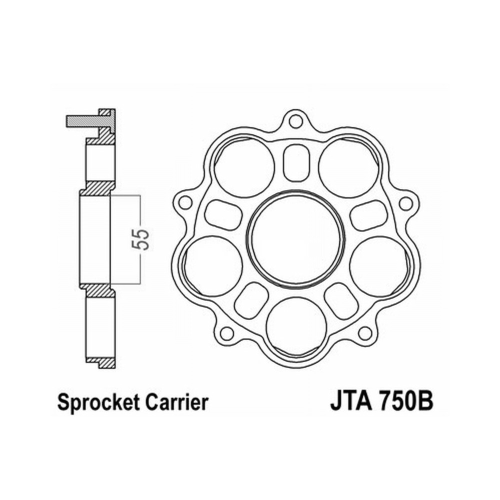Parastrappi Rosso Jt XJTA761762763 per DUCATI 1098 07-09 e altri modelli Corone JT