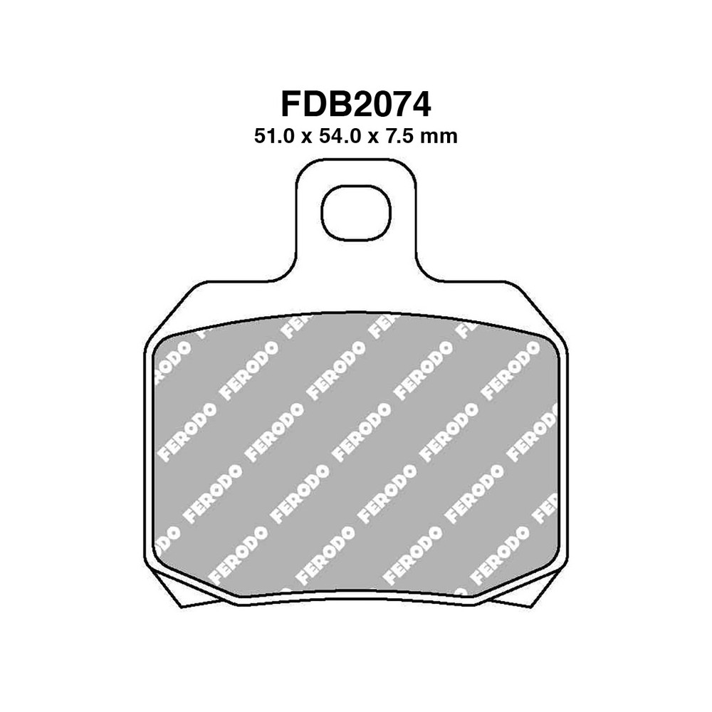 Ferodo Brake Pads FDB2074KSM for APRILIA RS 50 06-11 and other models Brakes Ferodo