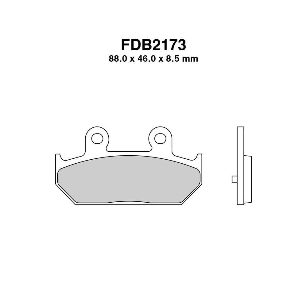 Plaquettes de frein Ferodo FDB2173KSM pour SUZUKI Burgman 400 06-21 et autres modèles Freins Ferodo