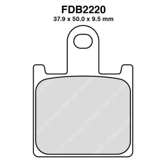 Pastillas de freno Ferodo FDB2220KST -4PZ X Conf para KAWASAKI ZX-6R