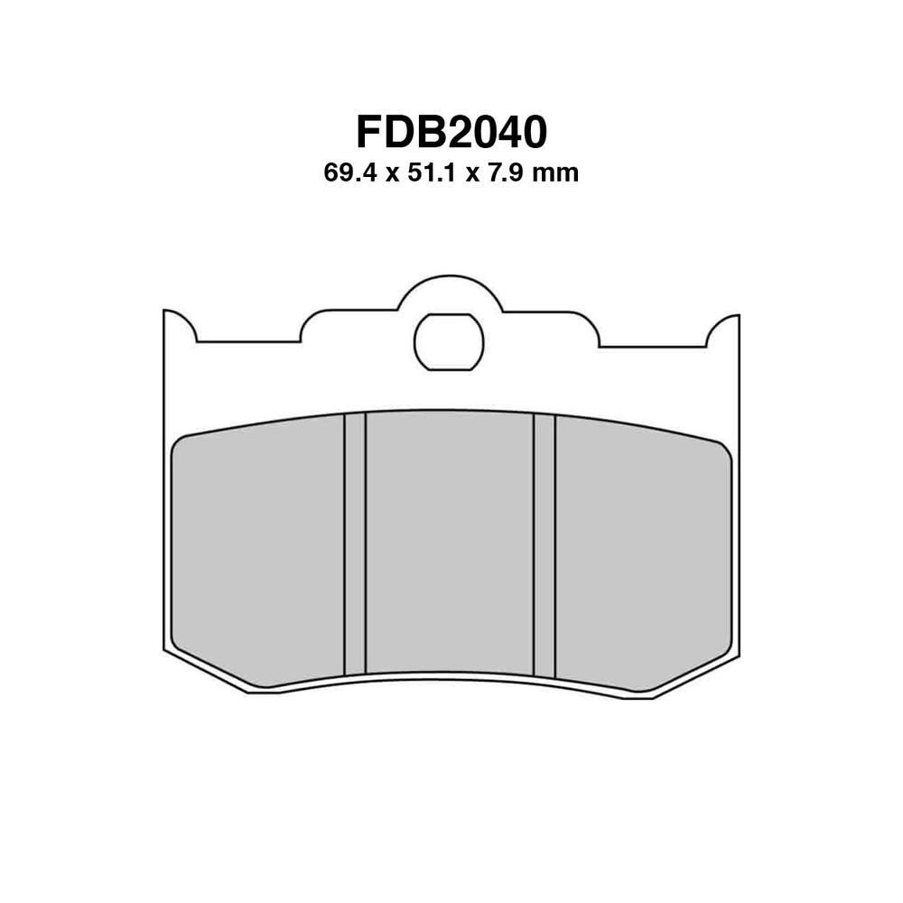 Pastiglie Ferodo FDB2040KST per INDIAN Road Master 0 02-08 Road Master 0 02-08 Scout 0 02-08 Scout 0 02-08 Scout 0 02-08 Scout Freni Ferodo