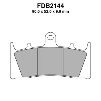 Pastiglie Ferodo FDB2144KST per KAWASAKI ZX-6R Ninja 600 98-01 e altri modelli