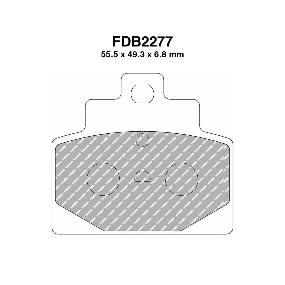 Pastiglie Ferodo FDB2277EF Freni Ferodo