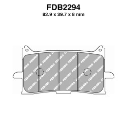 Bremsbeläge Ferodo FDB2294EFP für HONDA CRF L Africa Twin 998 16-16 X-Adv 745 17- Bremsen Ferodo