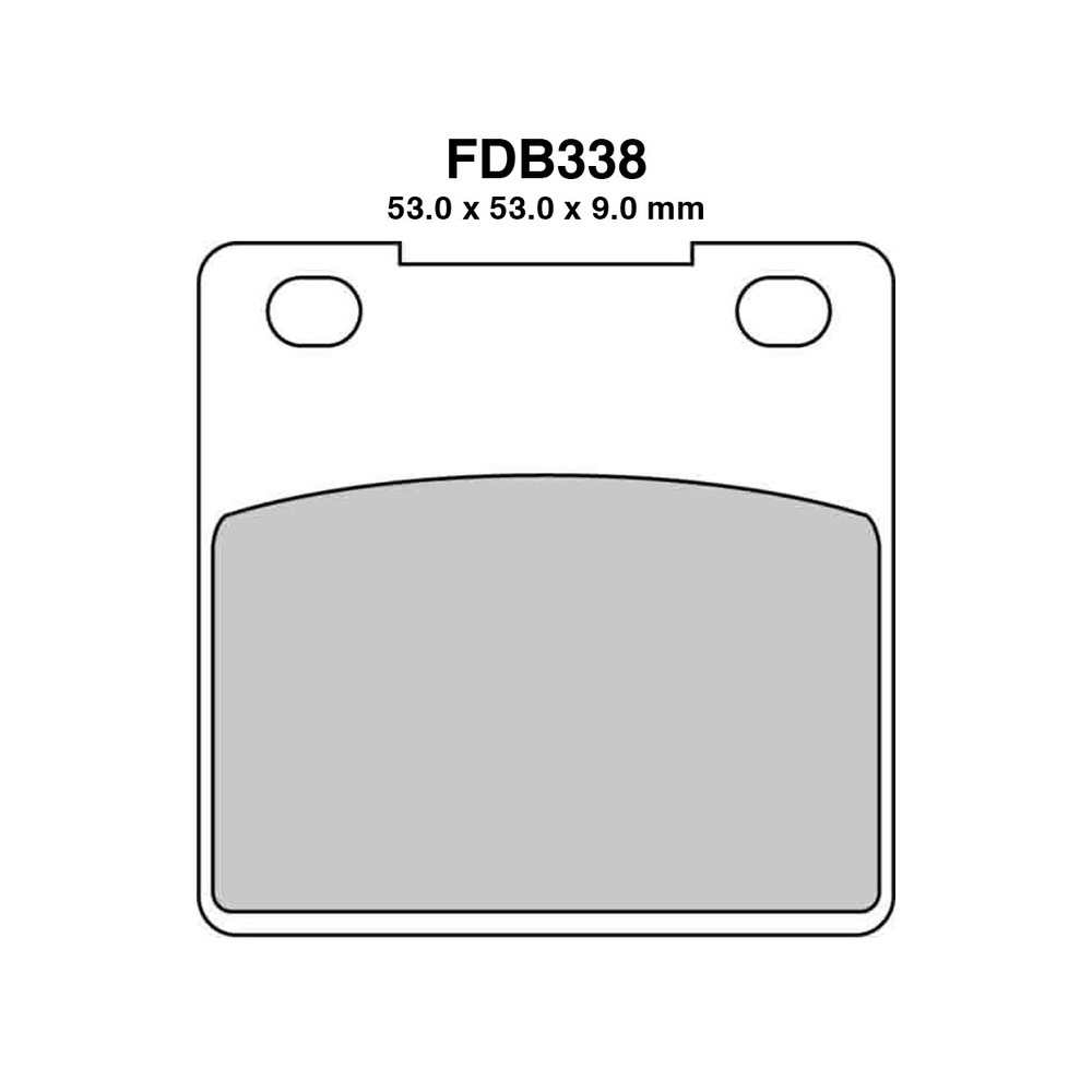 Pastiglie Ferodo FDB338EFP per KAWASAKI ZX-7R Ninja 750 89-03 e altri modelli Freni Ferodo