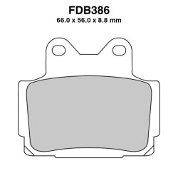 Pastiglie Ferodo FDB386KST per YAMAHA TZR 125250 85-92 e altri modelli Freni Ferodo