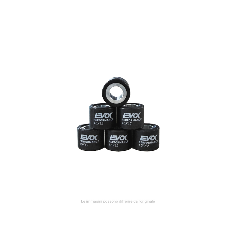 EVOK Iron Drive CVT rollers set 15x12mm 7gr Variators Evok