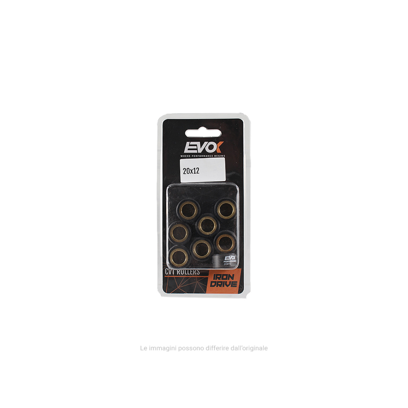 Kit rulli EVOK Iron Drive 20x12mm 13gr Variatori Evok