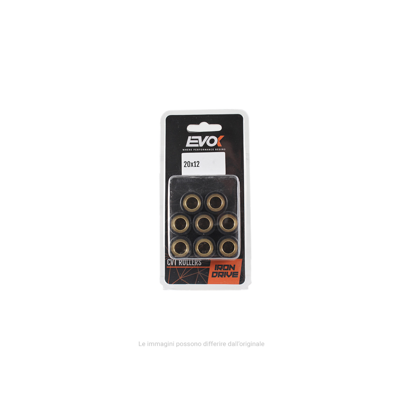 Kit rulli EVOK Iron Drive 20x12mm 14,5gr Variatori Evok