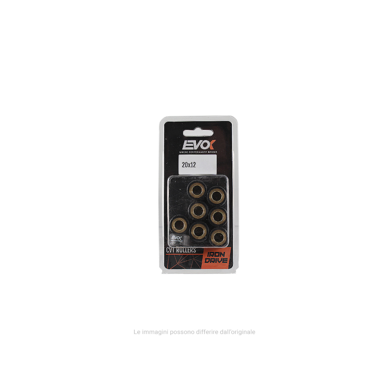 Kit rulli EVOK Iron Drive 20x12mm 15.5gr Variatori Evok