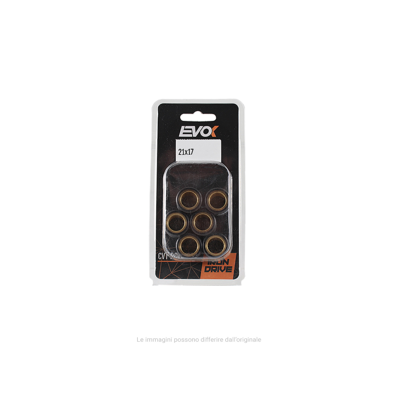 EVOK Iron Drive CVT rollers set 21x17mm 17gr Variators Evok