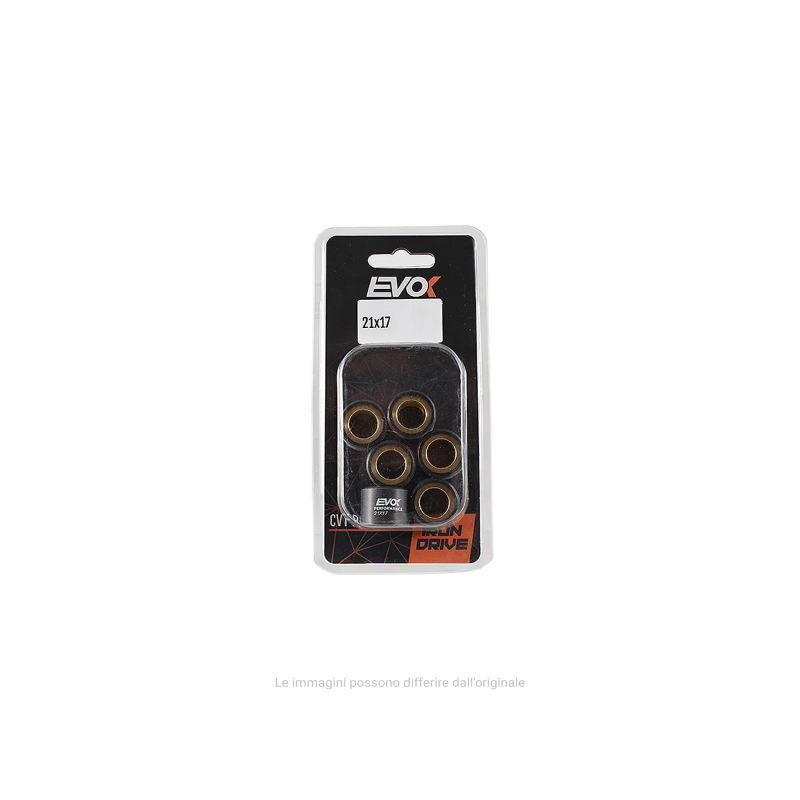Kit rulli EVOK Iron Drive 21x17mm 19gr Variatori Evok