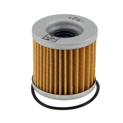 Oil Filters | The oil filter traps the particles that build up in the engine oil during use, protecting bearings, bushings and moving parts from wear. It should be replaced at every oil change to keep lubrication effective and extend engine life.Here you find oil filters from HIFLO FILTRO, Champion, MAHLE, UFI and Nypso, covering road bikes, naked bikes, scooters and cruisers across small and large displacements. Pick the right one by checking your bike's model and year, or by matching the original part number listed in the product details.