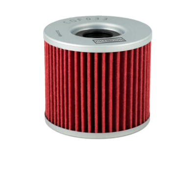 Oil Filters | The oil filter traps the particles that build up in the engine oil during use, protecting bearings, bushings and moving parts from wear. It should be replaced at every oil change to keep lubrication effective and extend engine life.Here you find oil filters from HIFLO FILTRO, Champion, MAHLE, UFI and Nypso, covering road bikes, naked bikes, scooters and cruisers across small and large displacements. Pick the right one by checking your bike's model and year, or by matching the original part number listed in the product details.
