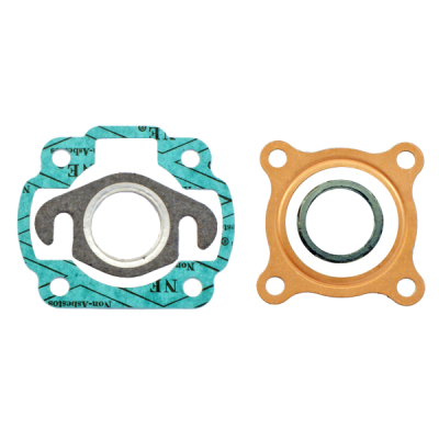 Gaskets | Gaskets seal the joints between engine components, preventing oil leaks or loss of compression between crankcase, cylinder, head and stator cover. They are wear parts that need replacing every time the engine is opened, whether for routine servicing or a rebuild.This category includes stator gaskets, complete top-end and engine gasket sets, cylinder base and exhaust gaskets, plus sheets of gasket paper in different thicknesses to cut to size. Brands stocked include Artein, RMS, RMS Classic, Evok, Goetze and Athena. Pick the right one by bike model and engine size, by thickness, or by matching the original part code.