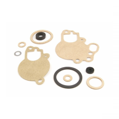 Fuel System | Fuel system components control how fuel reaches the engine, from carburettor mixing to electronic injection. Jets, needles, float bowls and injectors set the air-fuel ratio, affecting throttle response, fuel consumption and idle stability.This category includes carburettors and jets from Dell'Orto, Keihin and Evok, injectors from Magneti Marelli, filters and fuel taps from RMS and Rms Classic, plus parts from Tourmax and EBC. To pick the right part, check the bike's model and displacement, the code of the carburettor or injector fitted, and, for jets, the size marked on the original part.