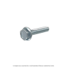 RMS Galvanized hexagonal head screw with flange M5X25 Consumables RMS