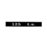 RMS Classic Schild hinten Piaggio Vespa 125 TS 156202 020484 Sonstiges Rms Classic