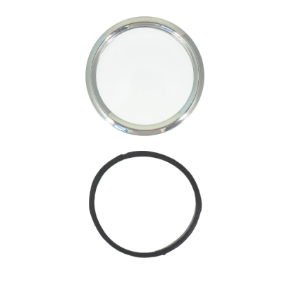 Kit Tachometerring und Tachometerglas RMS Classic Piaggio Vespa 50 rundes Scheinwerfer