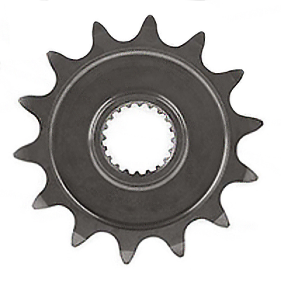 Sprockets | The sprocket is the toothed wheel fitted on the gearbox output shaft that drives the chain and moves the rear wheel. As the teeth wear down, the chain drive loses precision, causing noise and chain jumps.Here you find sprockets from JT and Chiaravalli Group for motorcycles, scooters and quads, including cushioned rubber damper versions, with various tooth counts. To pick the right one, check your bike model, the original part code or the JT reference already fitted, and the number of teeth your transmission needs.