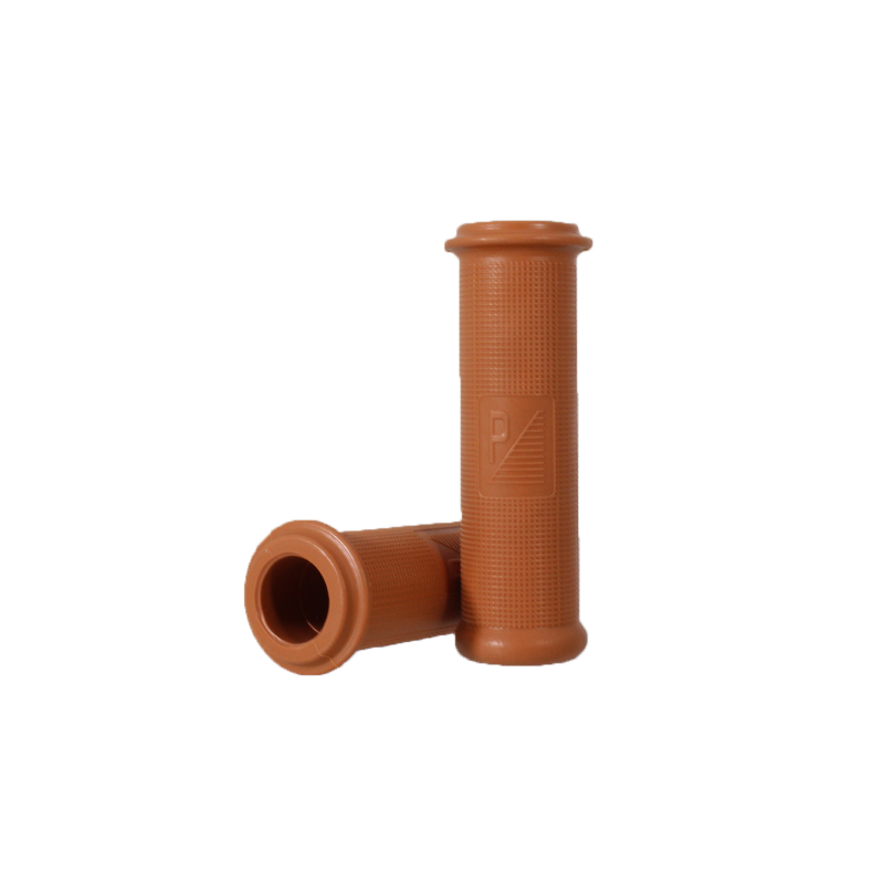 Paire de poignees marron d.24 RMS CLASSICPiaggio Vespa Poignées Rms Classic