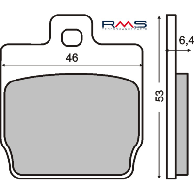 Pastiglie Freno RMS Organiche Mbk Nitro 50cc