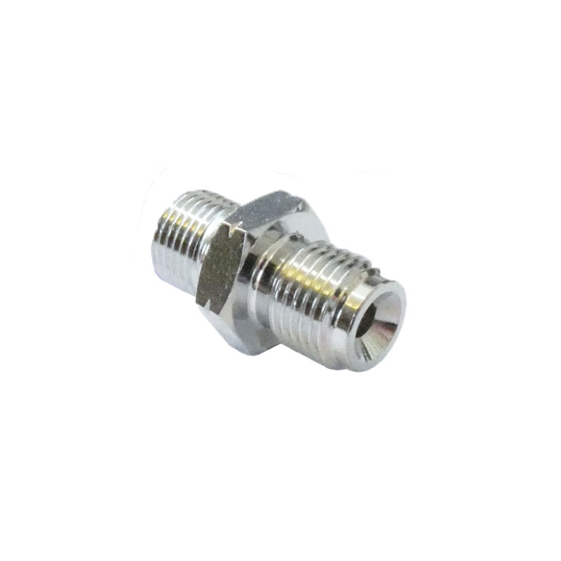 Adaptador macho cóncavo M10x1.00, cromado Latiguillos de Freno Evok