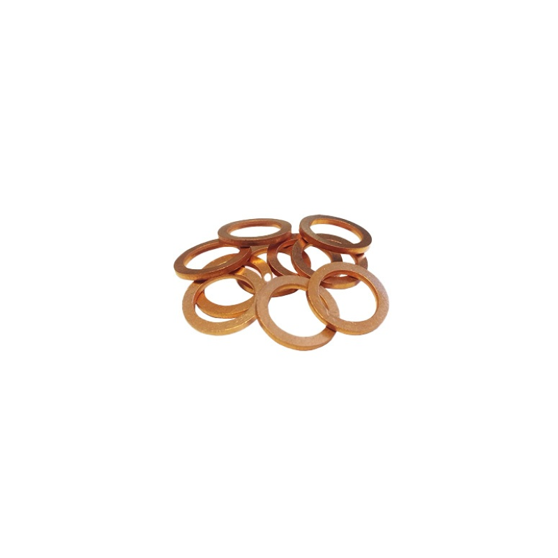 11MM COPPER WASHER - 10 PCS PACK Brake Hoses Evok