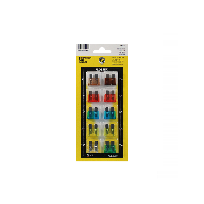Flosser Kit 10 standard fuses Fuses Flosser