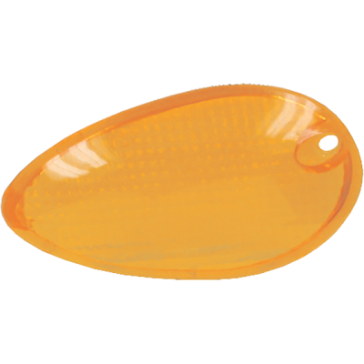 RMS Front Left indicator lens Piaggio Liberty 50cc - orange