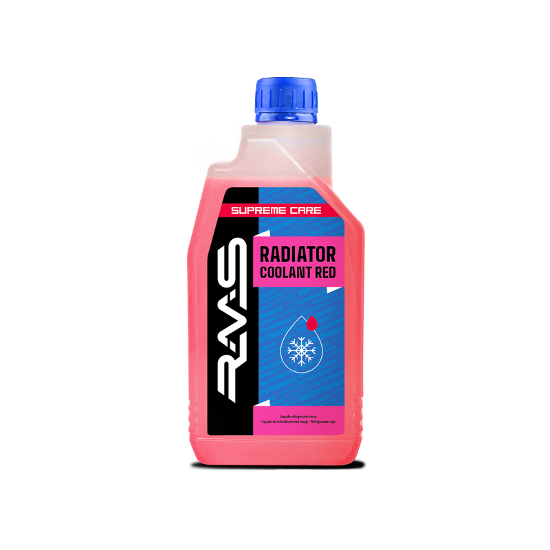 Refrigerante para radiador rojo RMS 1 l Limpieza y Mantenimiento RMS