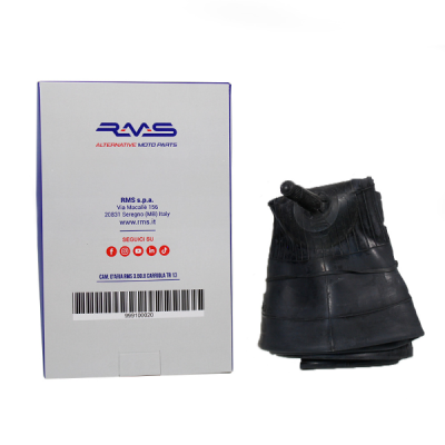 Inner Tubes | The inner tube is the inflatable rubber tube fitted inside the tyre that holds the air pressure needed for a motorcycle or scooter to ride correctly. It needs replacing when the tyre is punctured, worn, or when a new tyre requiring a tube is mounted, to avoid pressure loss and handling problems on the road.Here you find inner tubes from Kenda, RMS, RMS Classic, Continental and EUROGRIP, in different sizes for scooter, motorcycle and moped wheels, with straight or angled TR valves. To pick the right one, check the size marked on the sidewall of the fitted tyre, for example 2.75-16 or 3.50-10, and match it with the size shown in the product listing.