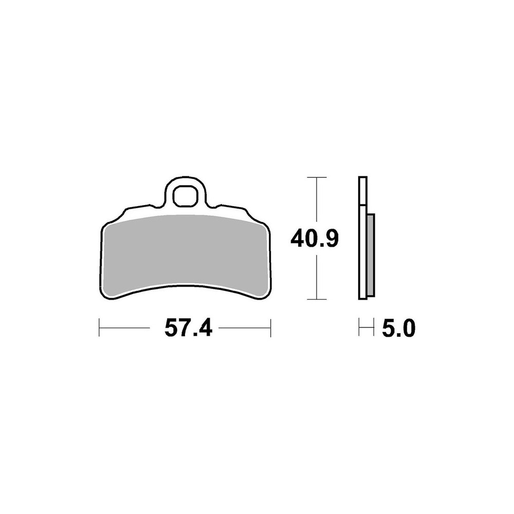 Pastiglie Brembo CC07GR95CC Bremsen Brembo