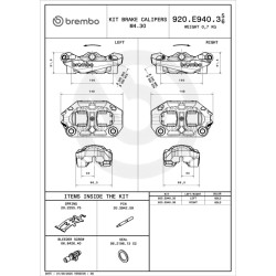 Brake Caliper for DUCATI PanigaleStreetfighter V2V4 24- and other models Brake Calipers Brembo