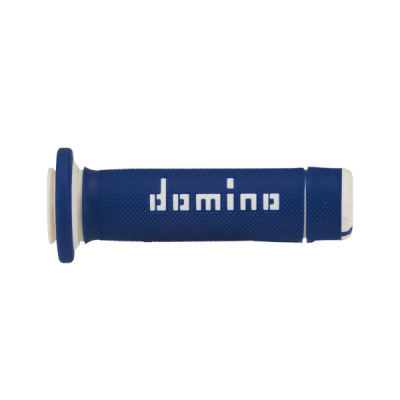 Puños DOMINO A180 ATV Ape Azul-Blanco Puños Domino