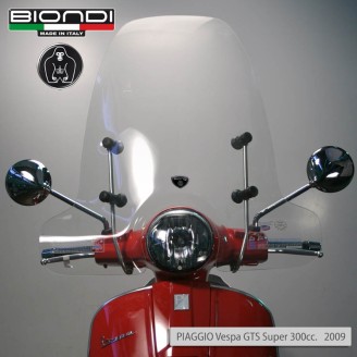 KIT SCHERMO+ATTACCHI PIAGGIO VESPA GTS 125/300 09-  BIONDI