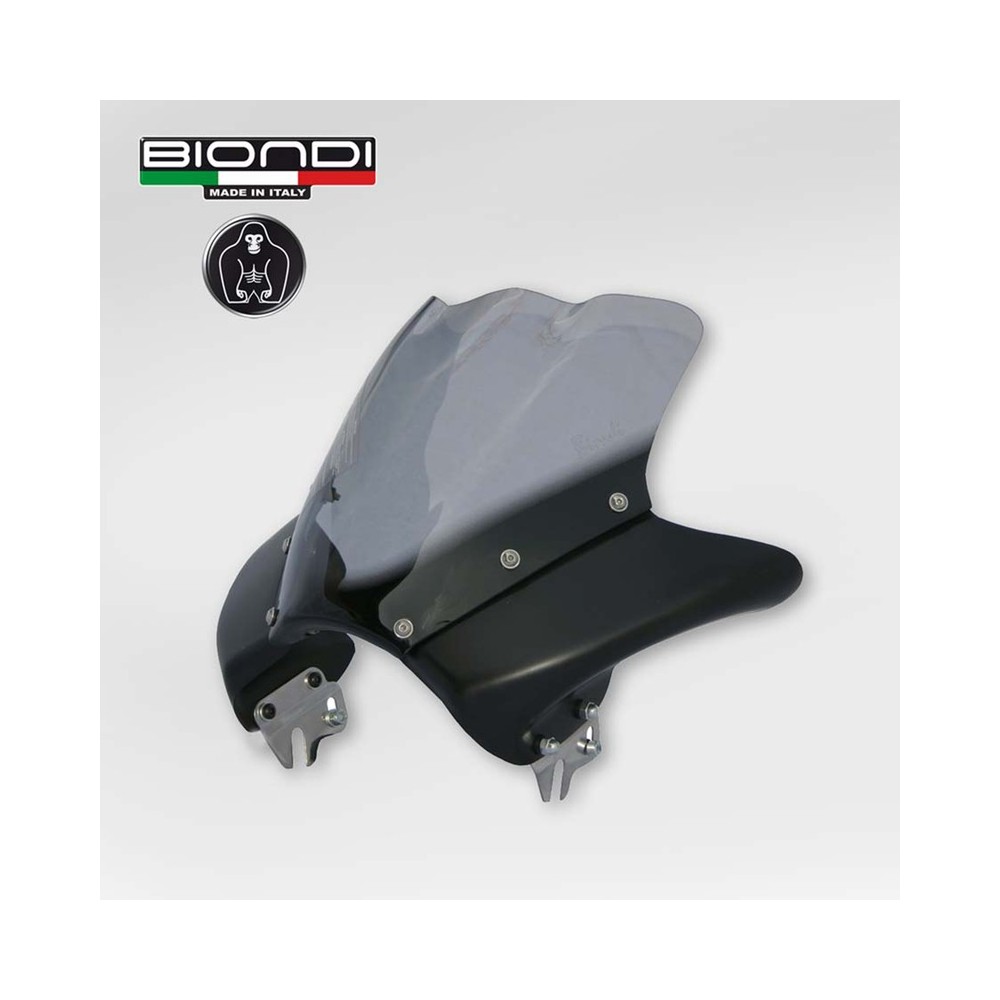 CUPOLINO MOTO MOD.METAL DARKFIANCHI ALLUMINIO NERO Honda CB 600 F H...