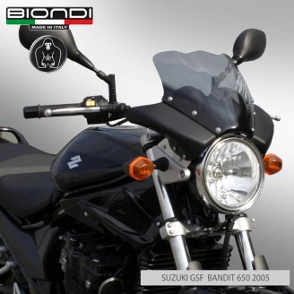 CUPOLINO MOTO MOD.METAL DARKFIANCHI ALLUMINIO NERO Suzuki SV 650 03...