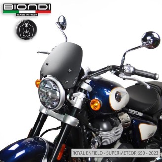 CUPOLINO ROYAL ENFIELD METEOR350 21- SPORT NERO SATINATO Royal Enfi...