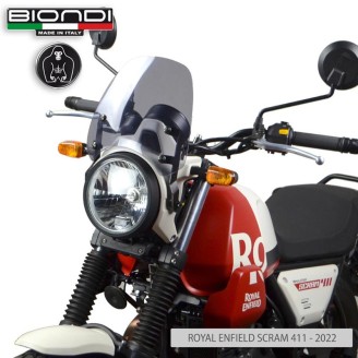 CUPOLINO ROYAL ENFIELD SCRAM411 22- SPORT FUME' CHIARO Royal Enfiel...