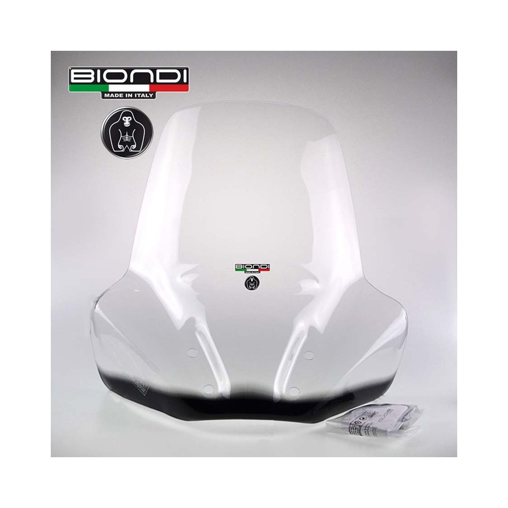 PARABREZZA CLUB YAMAHA MAJESTY125/150 01, ATTACCHI COMPRESI  BIONDI