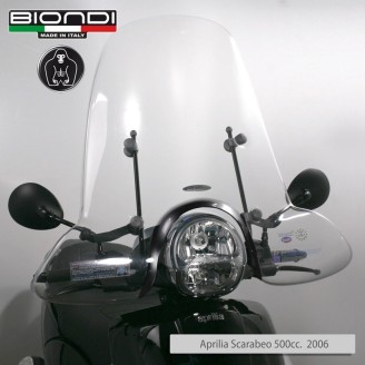 PARABREZZA CLUB VESPA GTS 25005 Aprilia Scarabeo Light 500 07 BIONDI