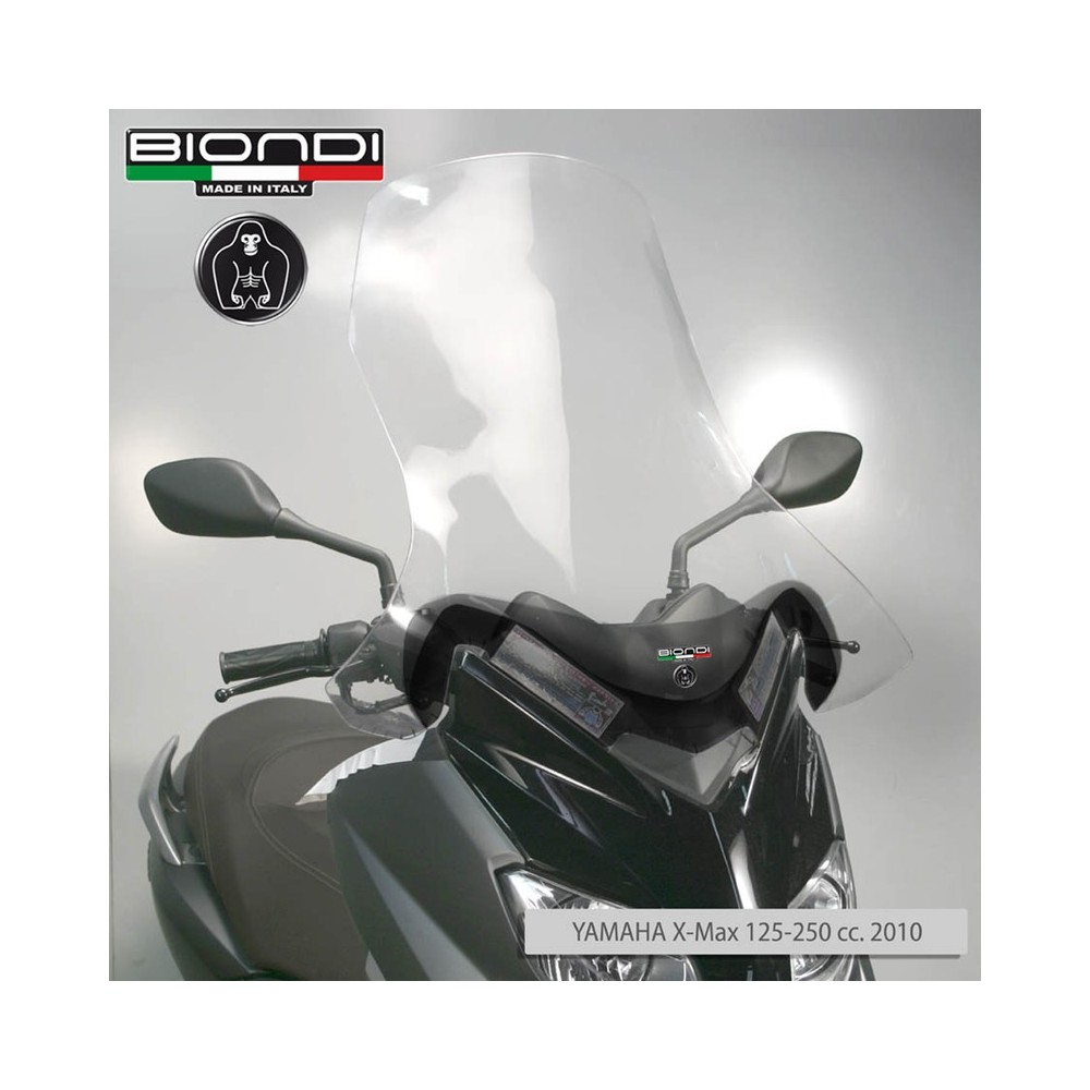 PARABREZZA CLUB YAMAHA X-MAX125 10-13, ATTACCHI COMPRESI Yamaha X-M...