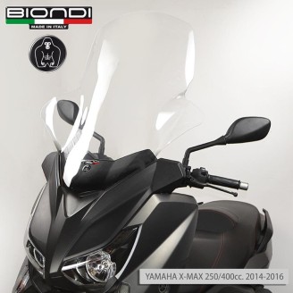 PARABREZZA CLUB YAMAHA X-MAX 250/400 14-16 ATTACCHI COMPRESI  BIONDI